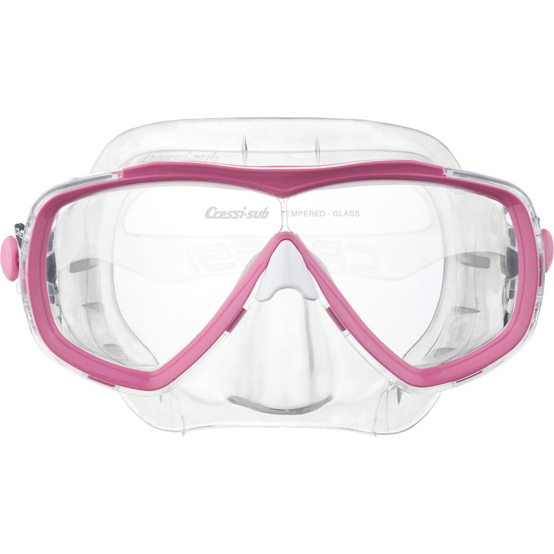Cressi Estrella - Mask Estrella, Transparent/Pink, One Size, Unisex Adult