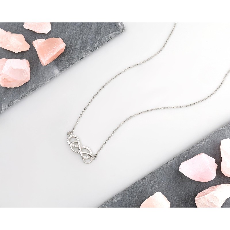 Sofia Milani - Women's Necklace 925 Silver with Zirconia Stones