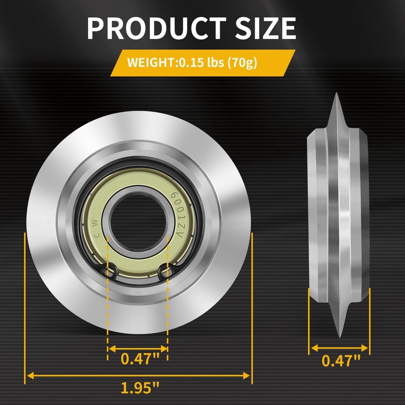 SENDUO Upgraded Replacement Blade,65mn Spring Steel Blade for Copper Wire