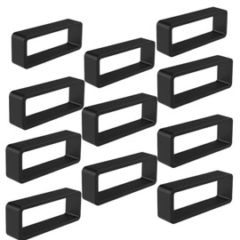 [AquaLoach] 【10個】 腕時計ベルトループ 20mm スマートウォッチバンドループ シリコン製バンドパーツ スマートウォッチアクセサリー シリコンバンドホルダー