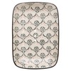 Tranquillo Oriental Square Soap Dish Stoneware Rounded Corners with Holes