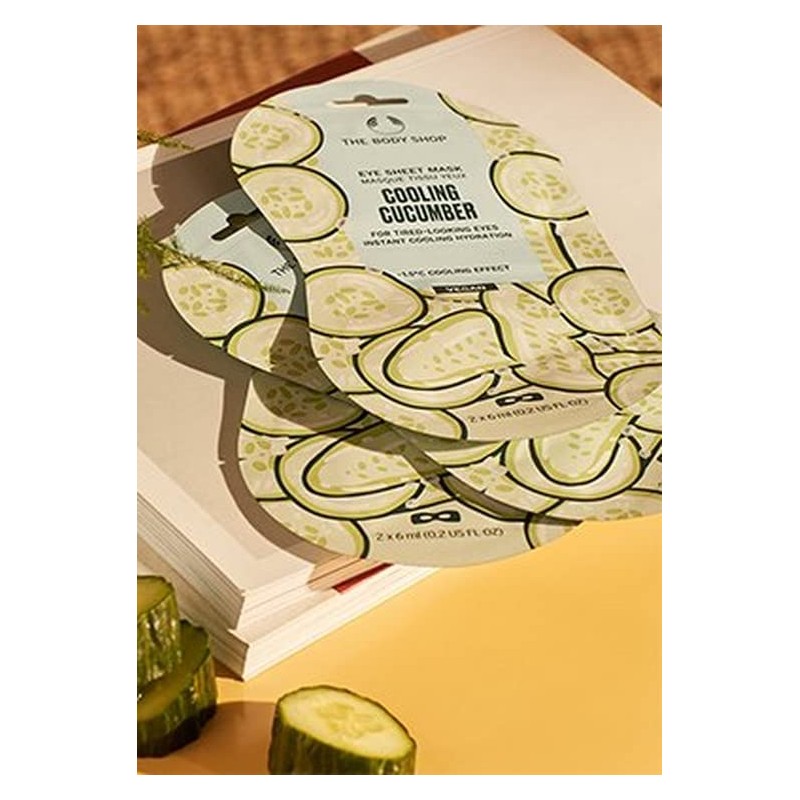 The Body Shop Cooling Cucumber Eye Sheet Masks (2 in