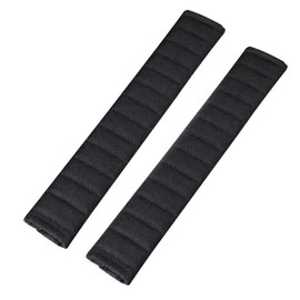 2Pcs Extra Long Car Seat Belt Pads - 33cm Soft Comfort Car Seatbelt Covers for Adults Kids, Seat Belt Strap Cushion for Sedan/SUV/Trucks, Car Seatbelt Padding Accessories for Women Men, Black