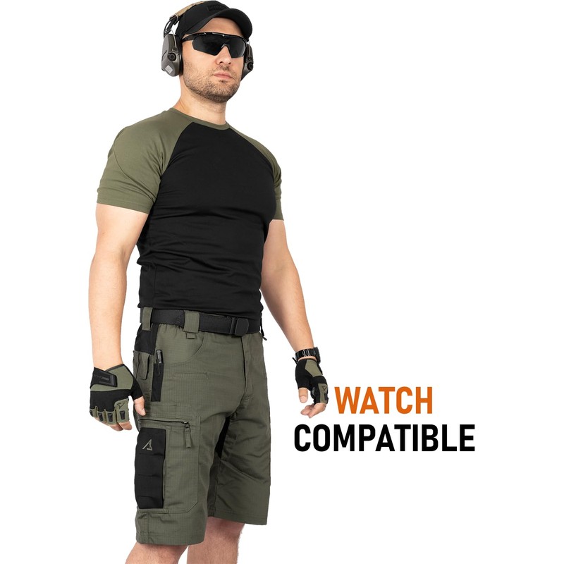 ACE Schakal Fingerless Tactical Gloves without Fingers for Paintball and