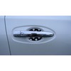 Black and White Polka Dots Car Auto Door Handle Trim