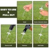 NPFVKSA 8”Heavy Duty Camping Tent Stakes 20 Pieces,Heavy Duty Tent