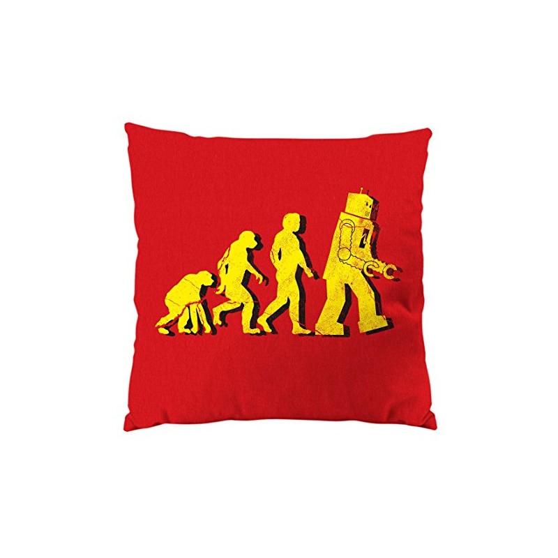 style3 Robot Evolution Cotton-covered stuffed cushions 28 x 28 cm,