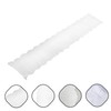Mikinona 2 pcs White Lace Tablecloth Embroidered Table Runner for