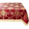 Violet Linen Oblong/Rectangle Tablecloth, Burgundy, 52" x 70"