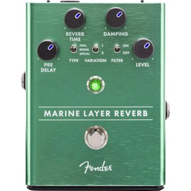 Fender エフェクター Marine Layer Reverb Pedal(電池付属なし)