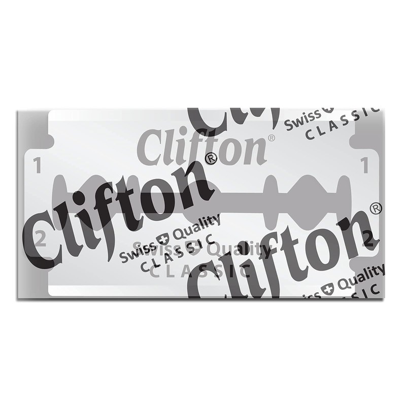 100 Clifton Classic Razor Blades Replacement Blades for Safety Razors