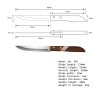 Kiwi KITCHEN UTILITY 5" PARING KNIFE WOOD HANDLE, Kiwi #501