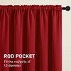 CUCRAF Red Blackout Curtains 96 inch Length 2 Panels Set,