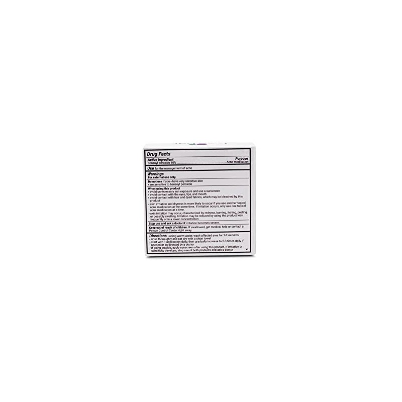 Dermaharmony 10% Benzoyl Peroxide Cleansing Bar for acne (4 oz)