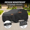 X AUTOHAUX Car Cover Outdoor Waterproof Sun Rain Snow Hail