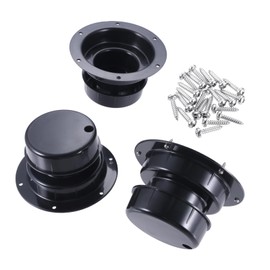 PETCHOR 3PCS RV Plumbing Vent Caps, Camper Vent Cap for RV Trailer, RV Roof Sewer Vent Cover Cap Kit for RV Trailer Camper Motorhome 1 to 2 3/8 Inch Pipe, Black