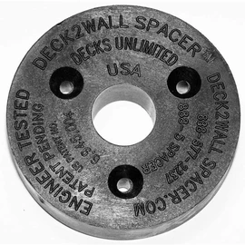 Deck2Wall D2W58-10PK Deck2Wall Spacer 2-1/2"X 5/8" Thick 10 Per Pack