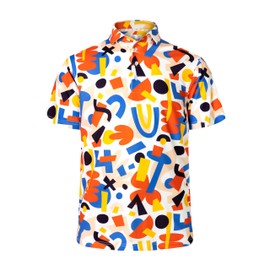 NANANA NANANA - Rizz Mens Golf Polo: Sunday Swagger Party Shirts for Men, Funny and Crazy Golf Shirts, Vacation Shirt with Sun Protection, Moisture Wicking Mens Performance Polos