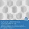 Muchfun 5Pcs Durable Honeycomb Mesh Laundry Bags for Delicates (1Large,