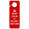 Graphics and More Keep Calm and Do Not Disturb Red