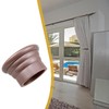 Yocimango Sturdy and Durable Window Curtain Rod Cap Rose Gold
