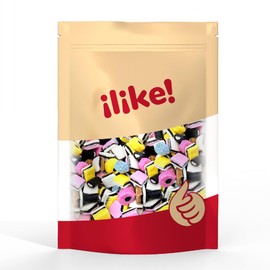 English Licorice Allsorts Candy | 2 Pound Bag | Soft Retro Candy Assortment | Bulk Licorice Candy Mix for Parties, Events, and Gifts | Classic English Sweets