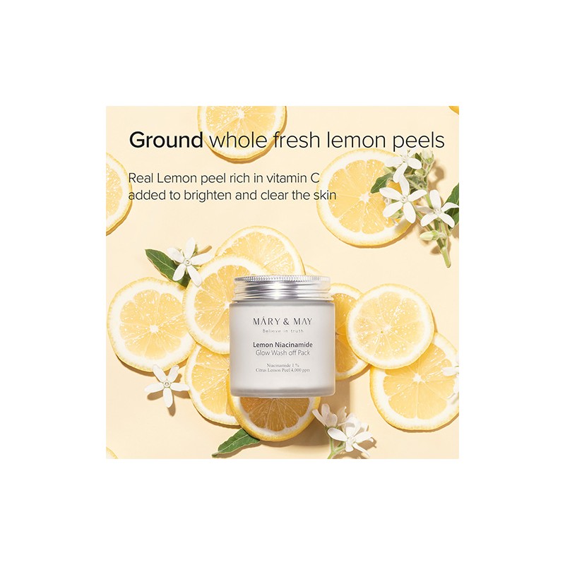 Mary&May [Mary&May]Lemon Niacinamide Glow Wash off Pack 125g