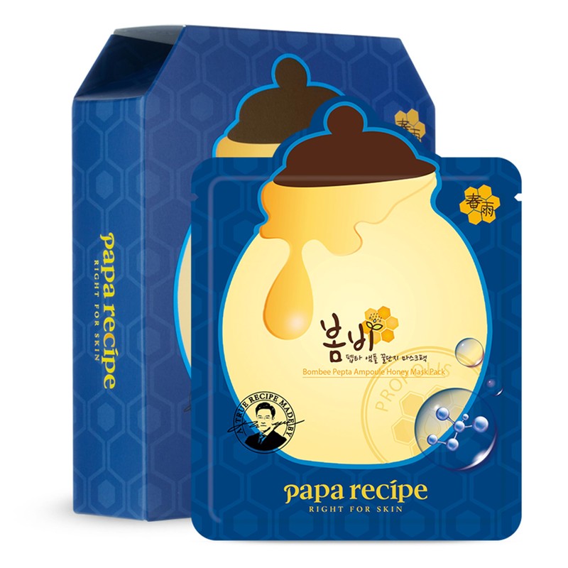 Papa Recipe Bombee Sheet Mask, Korean moisturizing honey mask pack