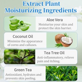 Foot Cream Urea - Urea Cream 40 Percent for Feet - Cracked Heel Repair Cream - Moisturizing Heel Balm for Very Dry Feet and Hand Care - Urea Foot Cream for Calluses and Hard Skin