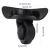 Dilwe 1 Pair A53 Trolley Suitcase Luggage Wheel Universal Travel