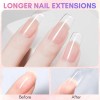 Makartt Poly Nail Gel: Clear 50ML Gel Builder for Natural-Lookin