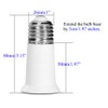 SumVibe E26 Socket Extender, 5CM/1.97 Inch Extension Adapter, 2-Pack