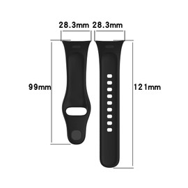 FitTurn 5 Colors Bands Compatible with Xiaomi Mi watch lite 3/Redmi Watch 3, Adjustable Soft Silicone Replacement Sport Strap for Women Men Sport Bands Accessories for Xiaomi Mi watch lite 3/Redmi