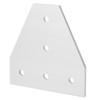 203040 T Shape Joining Plate Aluminium Alloy 5‑Hole Joint Bracket
