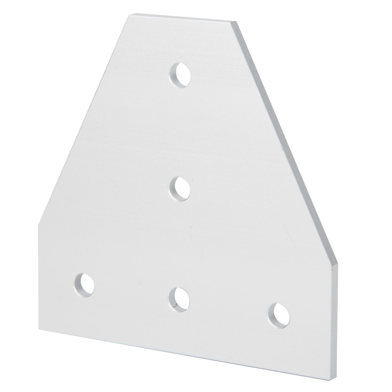 203040 T Shape Joining Plate Aluminium Alloy 5‑Hole Joint Bracket