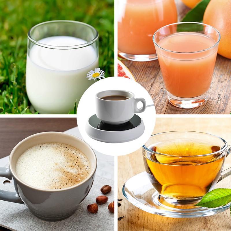 Heating Coaster Gravity Sensing Cup Warmer Heat Placemat Electric Thermostat