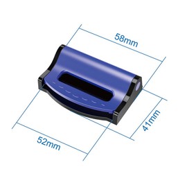 2 Pack Car Seatbelt Adjuster, Car Seat Belt Clip Stopper, Shoulder Neck Strap Positioner, Universal Plastic Lock Strap Clamp Auto Vehicle Clip for Kids and Adults (Blue)