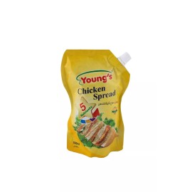 Unbranded Young’s Mayonnaise Chicken Spread  Pakistan  2 Pouches 500 ML Shipping From USA