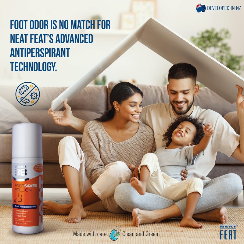 NEAT® 3B Foot Saver ROLL-ON ANTIPERSPIRANT for FEET 60ML