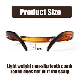 DWFEYOI 2 Stücke Kunststoff Stirnbänder mit Zähnen Dünne, DIY Haarbänder Stirnbänder für Frauen Mädchen,haarreif weiß,haarreifen damen,haarreif damen