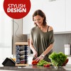Orii 16-Jar Rotating Spice Rack with Spices Included – Pre-Filled