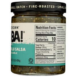 Arriba! Medium Green Salsa, 16-Ounce Glass (Pack of 6)