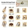 1 3/4 1/4 Inch Stained Glass Grinder Bits, Diamond Drill
