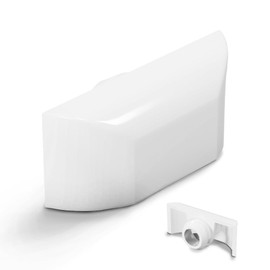 VOOXA Window Water Slot Caps White RAL9016 for 10 mm Holes Pack of 25