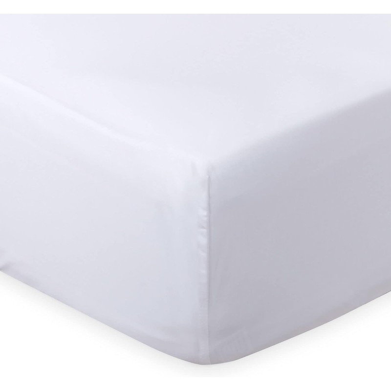 LuxClub Super King Fitted Sheet, with 45cm Deep Pocket Extra