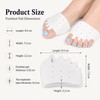 Five-Toe Gel Separator with Forefoot Cushion – Washable Foot Comfort
