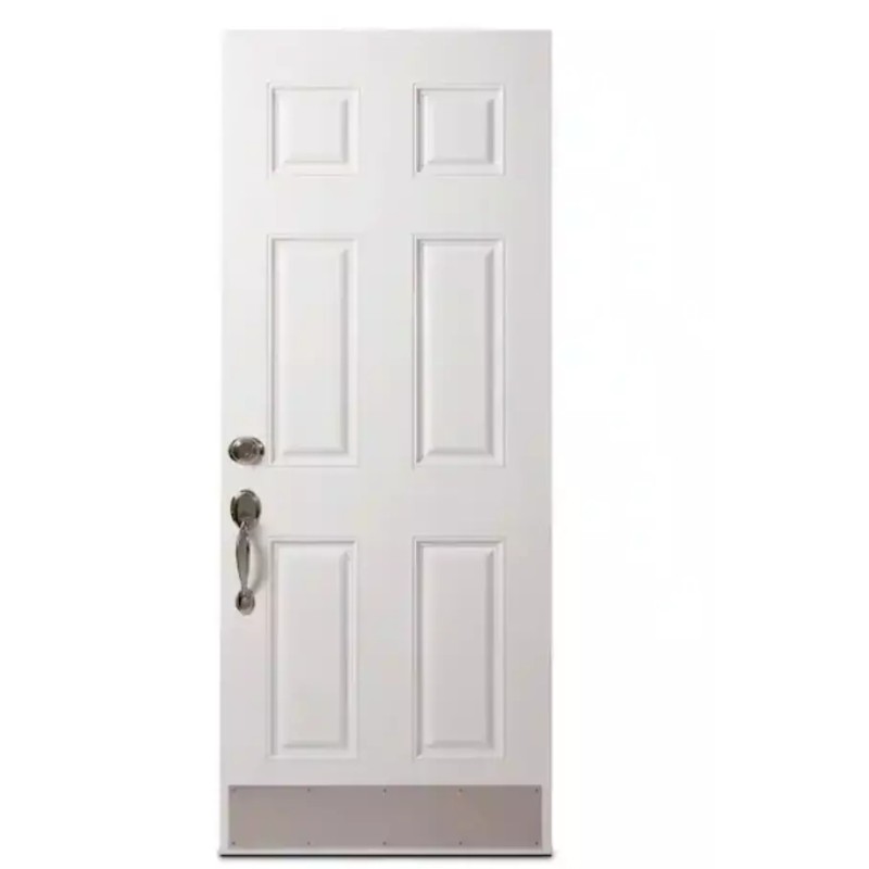 Everbilt 8 in. x 34 in. Satin Aluminum Commercial Door