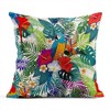 Zynii Set Of Two Throw Cushion Covers Decorative Botanical Beautiful