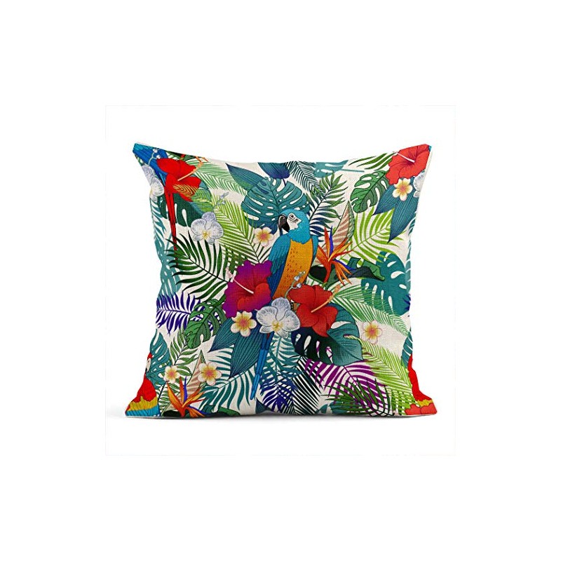 Zynii Set Of Two Throw Cushion Covers Decorative Botanical Beautiful