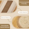 Handmade Boho Placemats Set of 6 | Natural Woven &